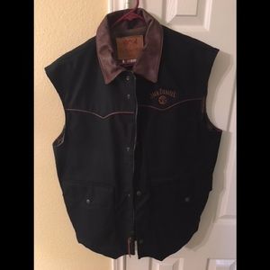 Jacket vest Jack Daniels logo